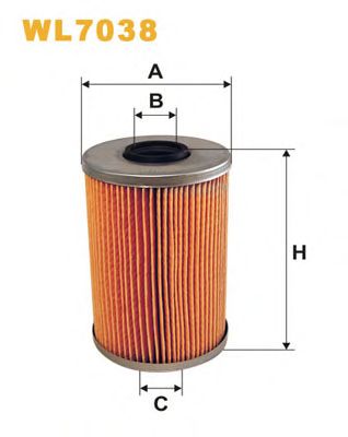 WIX FILTERS wl7038 -  Фильтр масляный двигателя